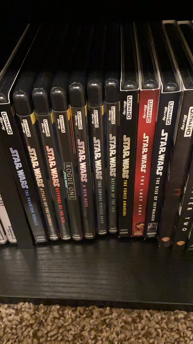 RockRoberts's tweet photo. Am I one of the cool kids now?!?! #shm #streamhat #streamhatmedia #ggsonly #ggs #gg #starwars #4K #movies #collections #moviecollection https://t.co/6DayCO0SSc