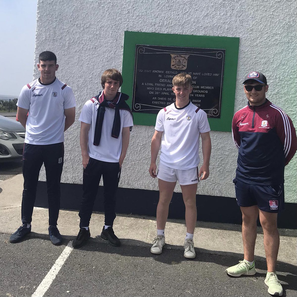 Thanks to Patrick, Ruben and Diarmuid from the <a href="/Galway_GAA/">Galway GAA Official</a> All Ireland winning minor team for visiting the <a href="/liammellowsgaa/">Liam Mellows</a> Cúl Camp today. <a href="/DamienColeman4/">Damien Coleman</a> <a href="/CoachingGalway/">Galway GAA Coaching & Games</a> <a href="/bluetone12/">Damian Curley</a> <a href="/Galway_CoachEd/">Galway GAA Coach Ed</a> <a href="/BrianHa35253571/">Brian Hanley</a> <a href="/dconneely_16/">Daragh Conneely</a>