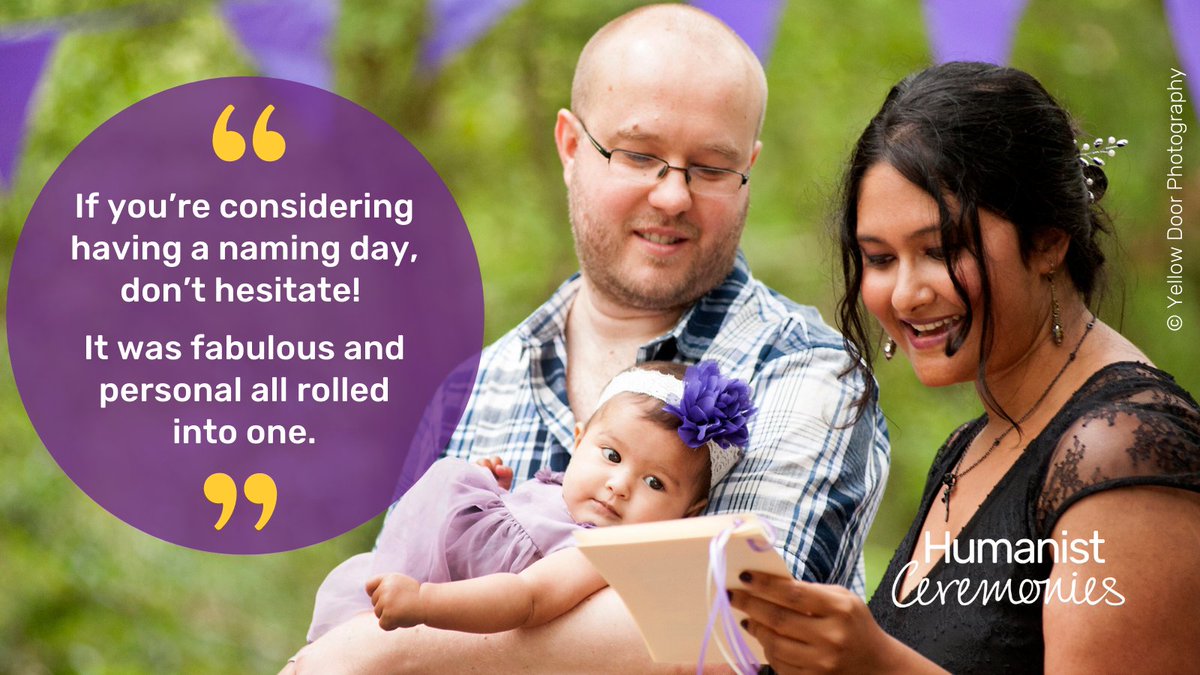Did the lockdown delay the opportunity for your new baby to meet your family and friends?

Now that restrictions are being lifted, why not plan a naming ceremony? You can invite your loved ones to an extra special gathering.

humanism.org.uk/ceremonies/nam…

#Family #Celebration