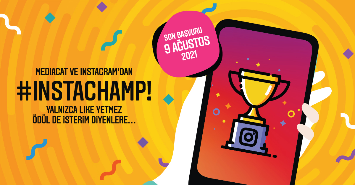 MediaCat's tweet photo. 16'INCI DÖNEMİN ŞAMPİYONU OLMAK İÇİN…🏆
Instagram’da reklam şeklinde yayınlanmış tüm işlerin Interactive Formats ve Feed & Stories’den oluşan iki bölümde başvuruya açık olduğu #INSTACHAMP’te bir sonraki dönemin şampiyonu olmak için son başvuru tarihi 9 Ağustos.+ https://t.co/WgFT75N9Wj