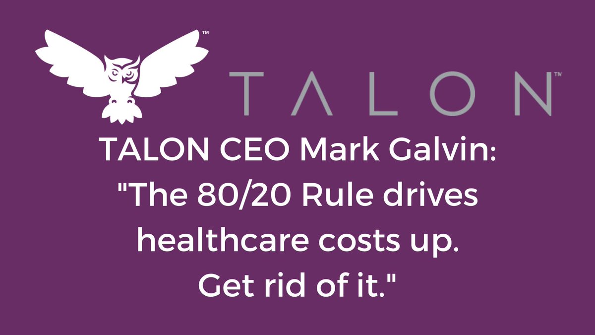 TALONHealthTech's tweet photo. "The 80/20 Rule actually incentivizes insurers to waste subscriber premiums." Learn why our founder, Mark Galvin thinks the Biden Administration should formulate a plan to get rid of it:
https://t.co/N2b81e2cFy
#healthcare #TALON #healthtech  #insurance #employeebenefits https://t.co/AoghntV9Ti
