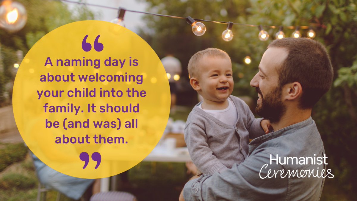 We love hearing from families who enjoyed their child's naming ceremony!

#Family #Baby #Naming