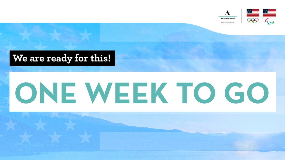 A dream delayed, not canceled. In one week, dreams become reality.

Learn more about how the <a href="/AdeccoGroup/">The Adecco Group</a> works to support the dreams of <a href="/TeamUSA/">Team USA</a>  athletes as they train for the #TokyoOlympics and beyond: fal.cn/3gNVZ