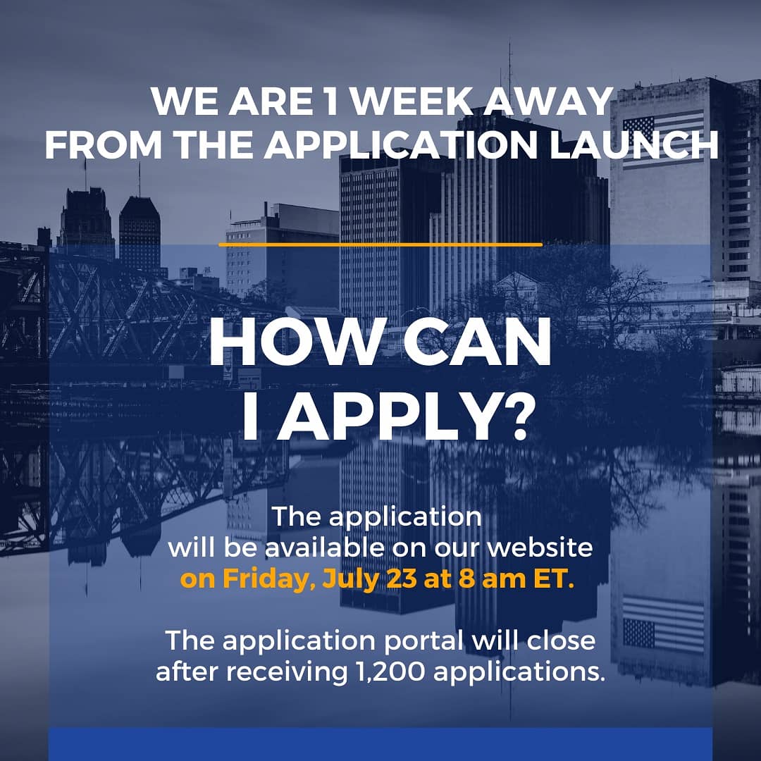 ⏳We can’t wait for the launch of the application for our pilot program! Many Newark residents are eagerly waiting for Friday, July 23. At 8 am ET, the application for Newark’s Guaranteed Income Pilot Program will be available on our website. Get ready!