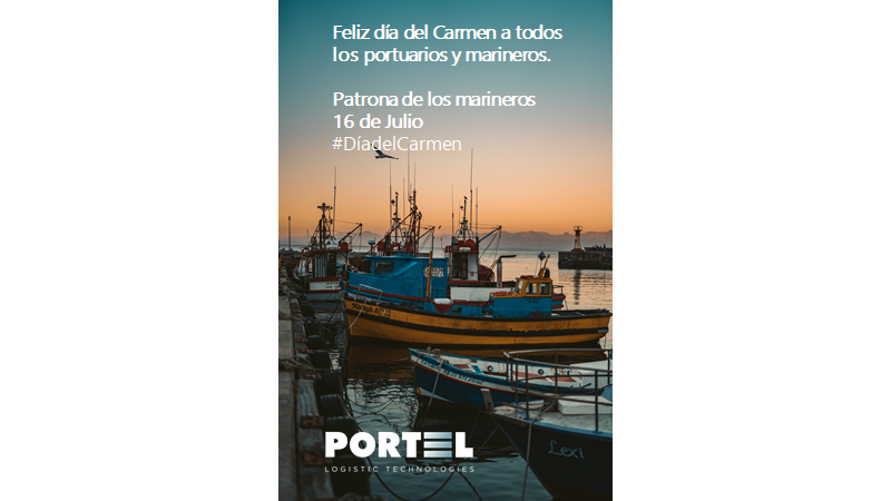 PortelLogTech's tweet photo. Feliz día del Carmen a todos marineros, portuarios y gente del mar; y Muchas felicidades a la patrona de nuestra @Armada_esp 

#DiaDelCarmen  
#16deJulio https://t.co/sRQ29atLqP