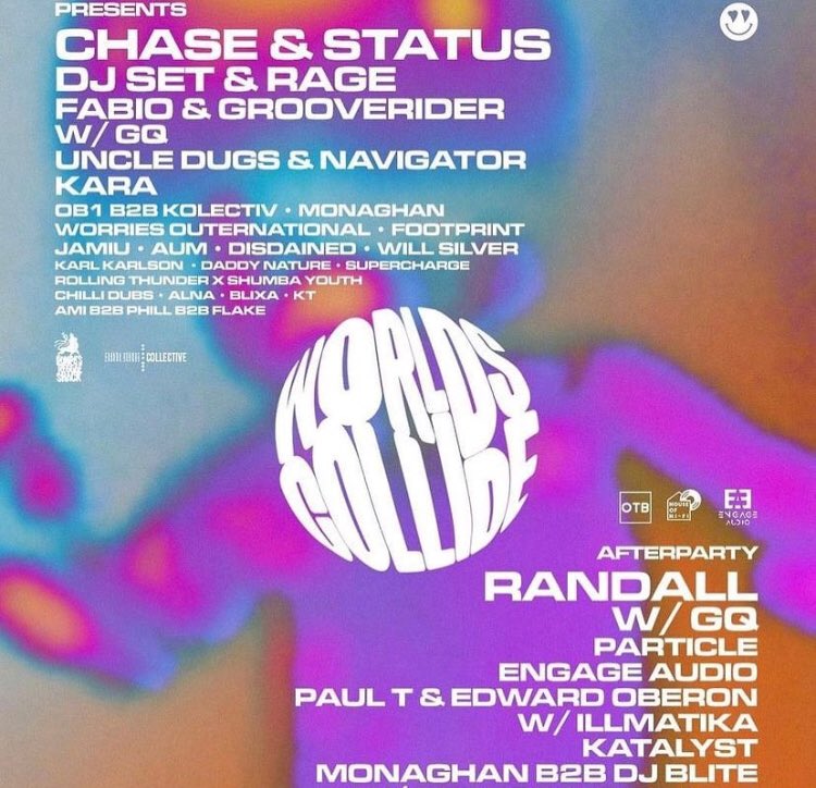 Catch me this Thurs 22nd July at The Cause Tottenham • feat: <a href="/chaseandstatus/">Chase & Status</a> @mcragei <a href="/RANSTAR8/">RANSTAR</a> <a href="/fabiodnb/">FABIO</a> <a href="/GROOVERIDERDJ/">GROOVERIDER</a>                 <a href="/EMCEEGQ/">Gq</a> @uncledugs &amp; myself <a href="/RompasReggae/">Rompa's Reggae Shack</a> <a href="/LiamMonaghanuk/">Liam Monaghan</a> <a href="/KennyWorriesDJ/">KennyD11</a> <a href="/ShumbaYouth/">Shumba Youth | RIGHT WAY - Out Now</a> + more <a href="/worldscollide/">worldscollide</a> for tickets • looking forward✊🏽