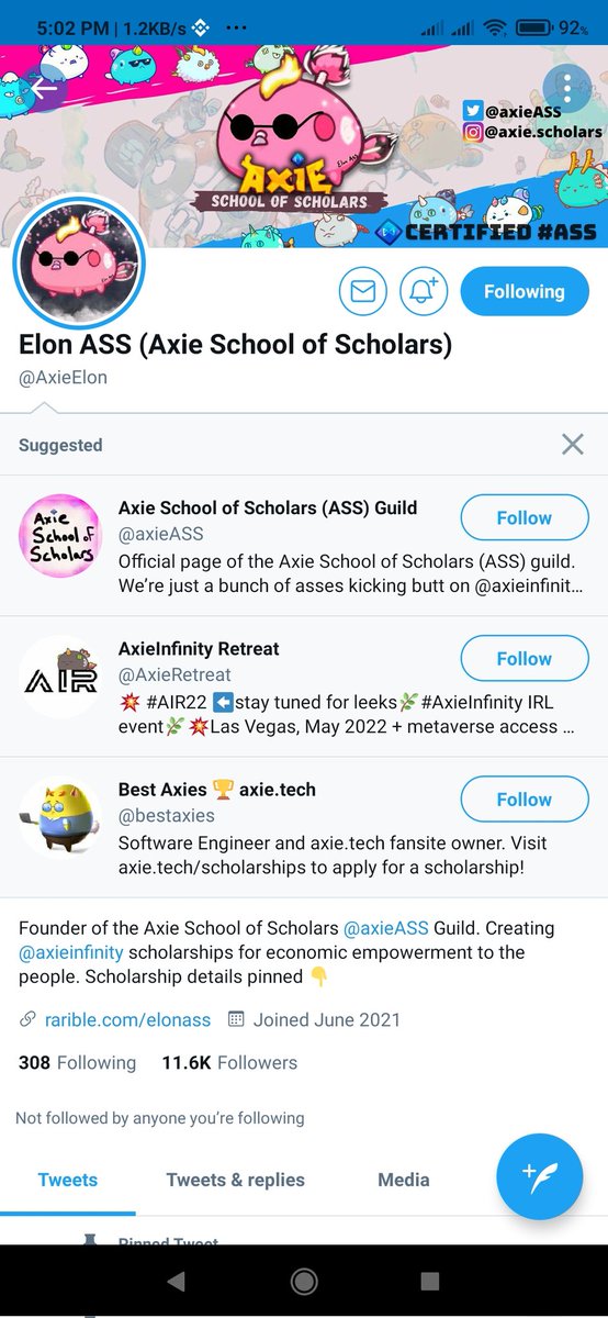 ofzhernandez's tweet photo. @AxieElon @AxieInfinity Hi sir good day☺ i done the 1st and 2nd instruction☺ hope I will be considered soon☺ Iam an ordinary employee that need some extra gig on my day offs so that I can support my daughter in her college schooling and soon to become an architect in school here in the Philippines☺ https://t.co/mHSqVV9sYn