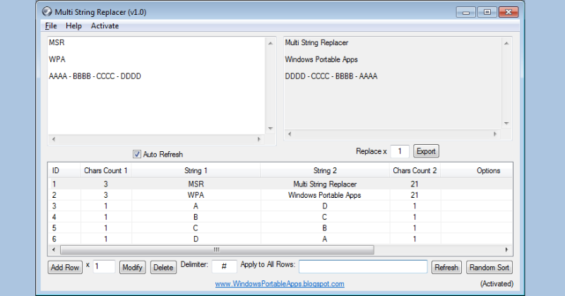 WPA_1's tweet photo. Multi String Replacer - Replace or Swap Multiple Strings At Once!
https://t.co/eGEBgfzOVW
.
#regex #regexp #regularexpression #unicode #office #100DaysOfCode
#windows #windows11 #windows10 #windows7
#portabletools #portableapps #portablesoftware