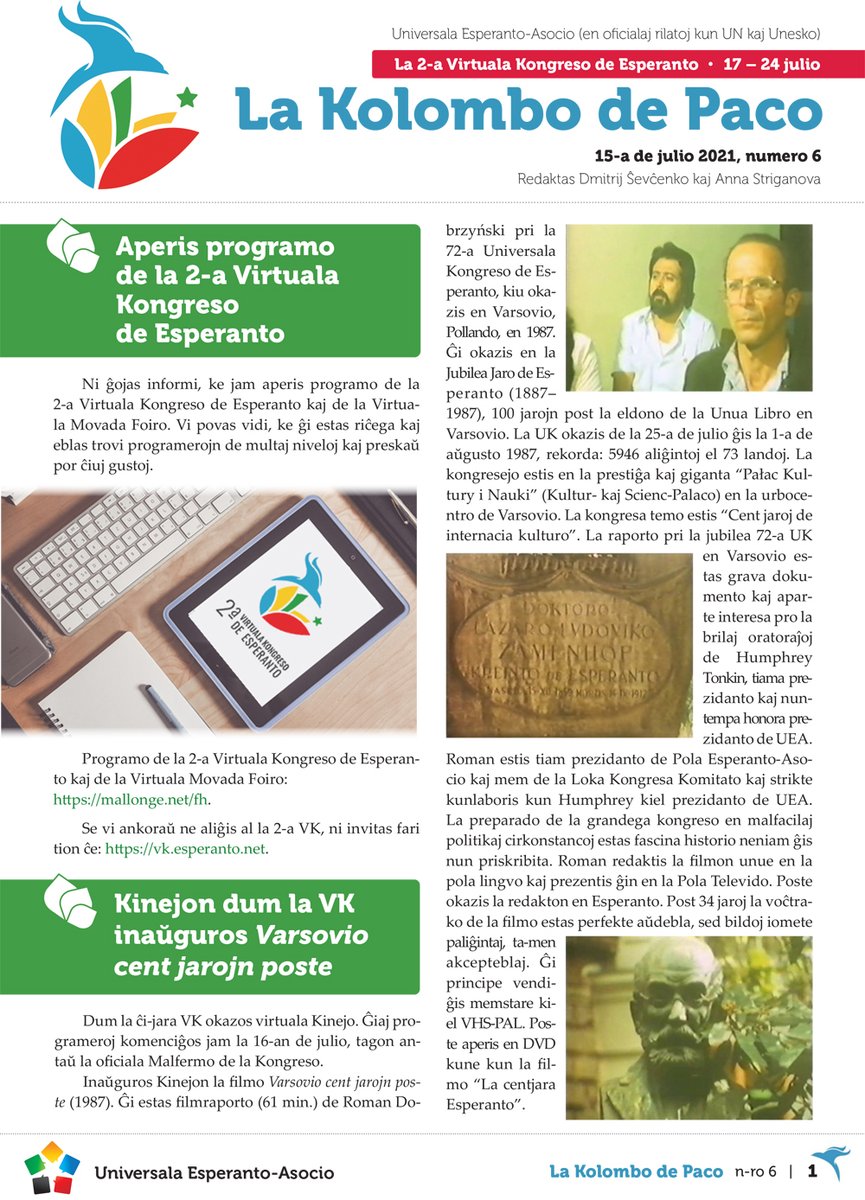 Revuo Esperanto tweet media