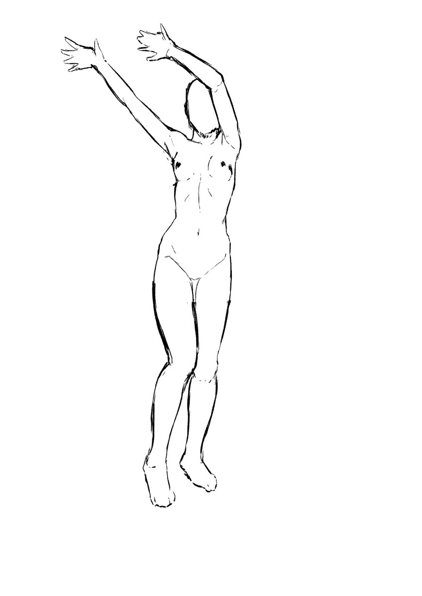 最近さぼってた模写 この歌は星の道しるべ 