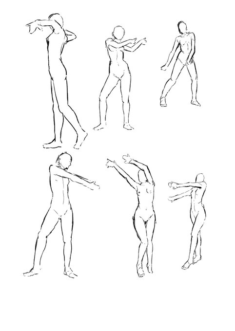 最近さぼってた模写 この歌は星の道しるべ 