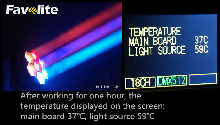 LydiaLe99601781's tweet image. The temperature of the main board and the light source can be displayed on the screen
F-0760EYE (7×60W, Wash &amp;amp; Beam LED, 3.5°-60°, 18KG)

#ledmovingheadlight #stagelight #events #eventproduction #stagedesign #bar #virtualighting #nightclub #entertainment #eventprofs #feature