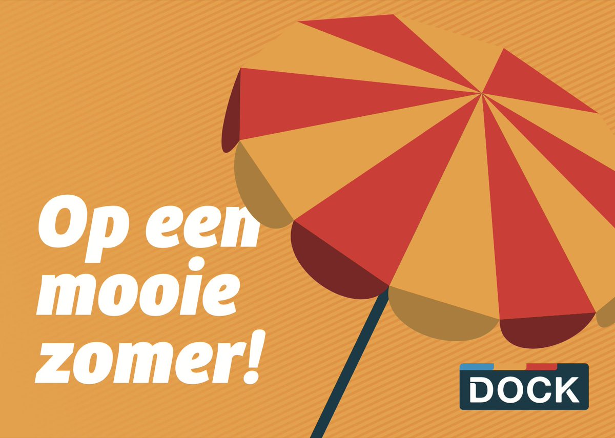 Namens alle DOCK'ers wensen we je een heel fijne zomer. ☀️

#summervibes #docker #sociaalwerk #sociaaldomein