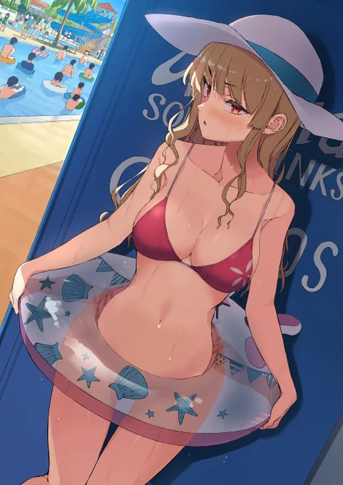 「水着…流れちゃったんだけど…どうすればいいかしら?」 