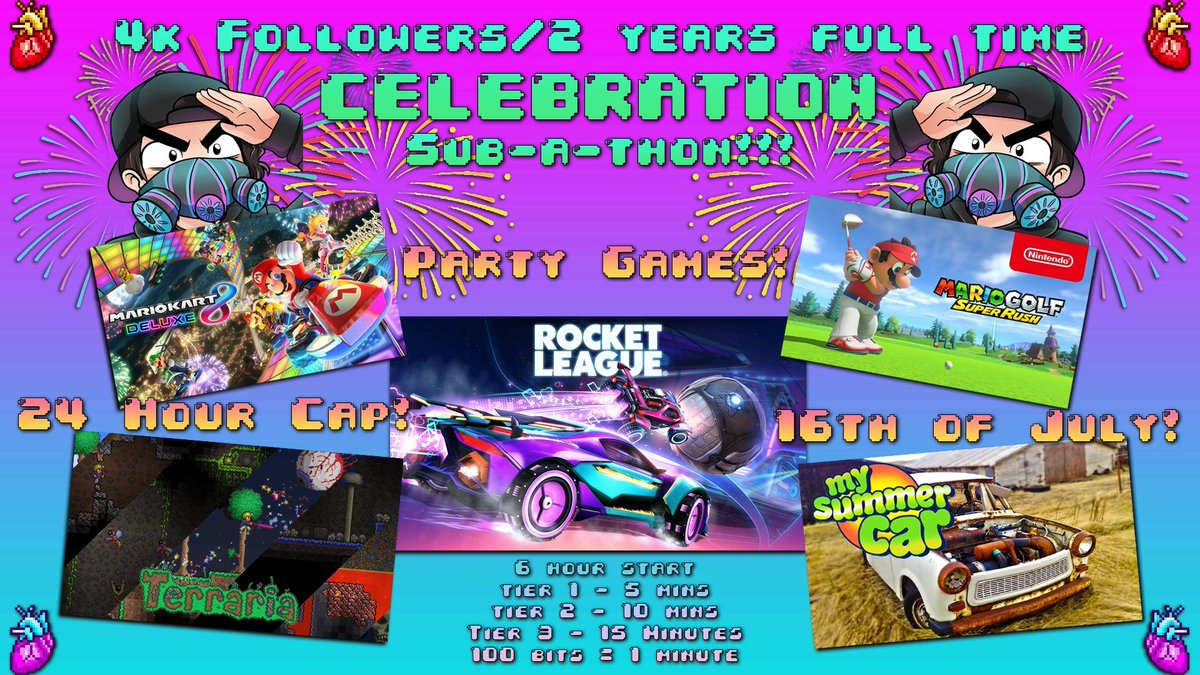 KangaEsports's tweet photo. 🎉 SUB-A-THON TIME!🎉
Tune in and catch @PappiEric as he celebrates his 2nd year of being fulltime on Twitch and hitting the 4k follower milestone!

There's Pizzas, Giveaways, and Party Games!
🔴LIVE NOW: https://t.co/DxluE8lPMx https://t.co/hlUTsxmoez