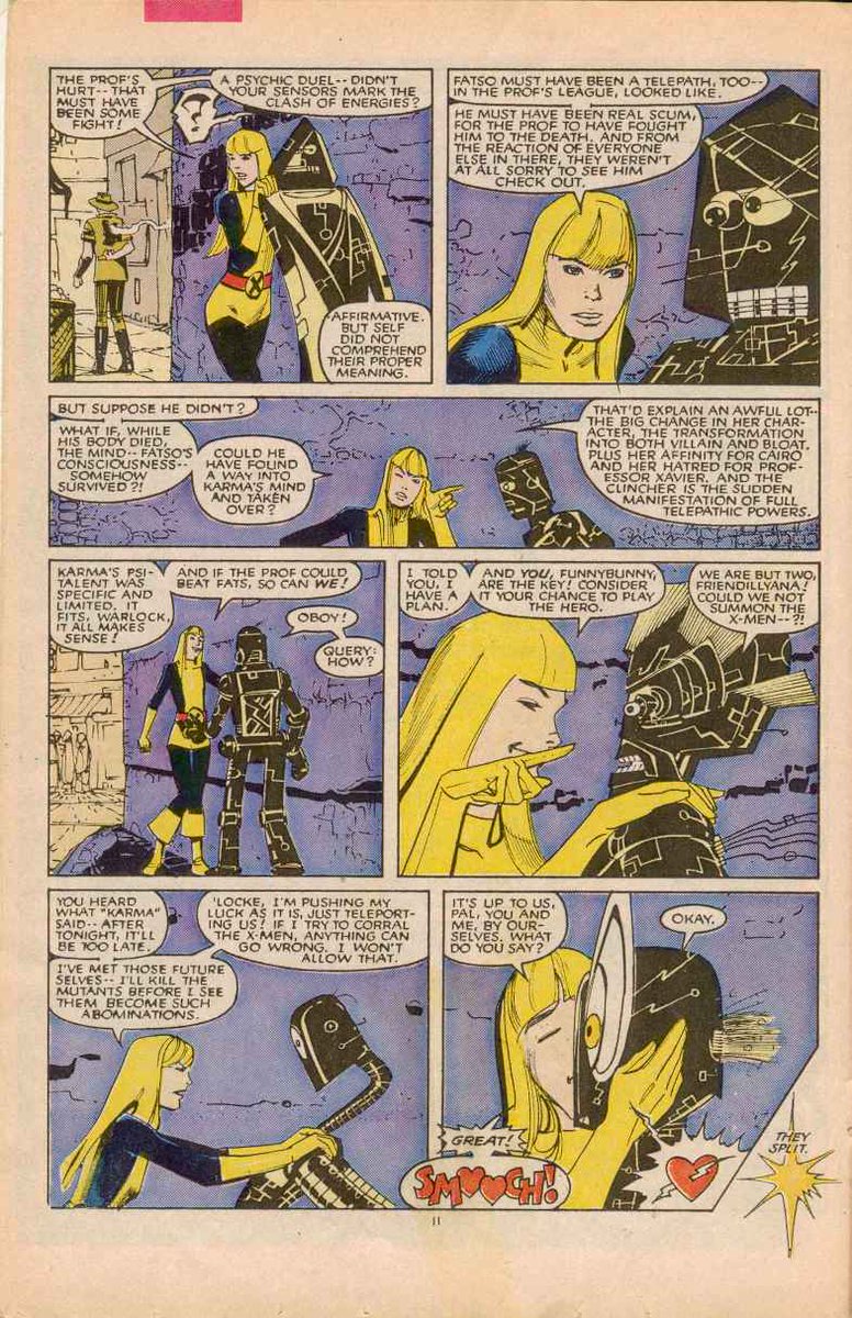 Steve Leialoha is one of many artists that filled on THE NEW MUTANTS in the 80's that pushed the medium. That series had so many superstars come in and jam and then bounce.