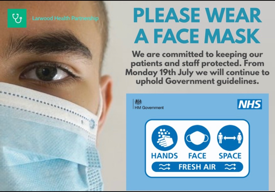 LarwoodHealth's tweet image. ‼️ Important patient information from 19th July ‼️