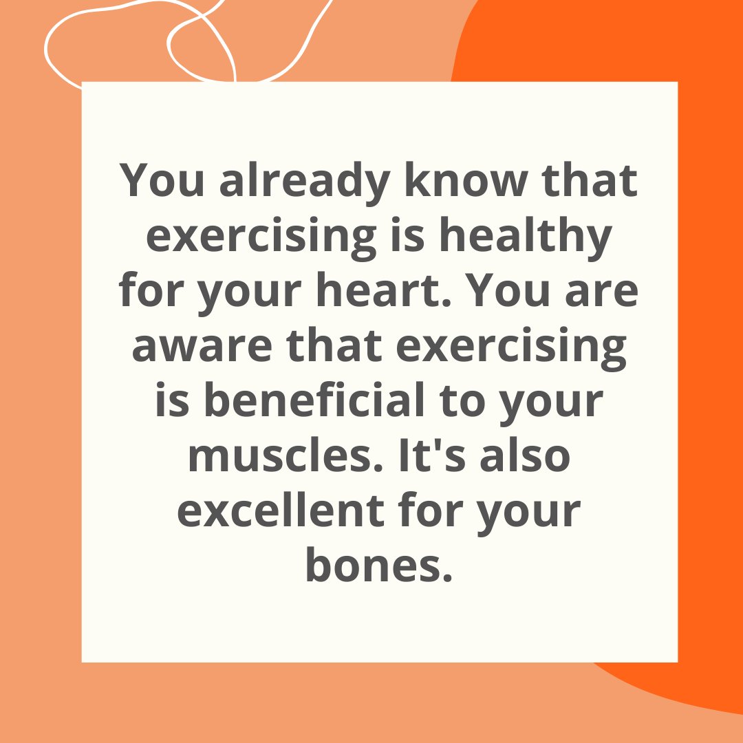 AgelessWorkout's tweet photo. Exercise is beneficial to your bones. It can also build and fortify bones in the same way that it may strengthen and fortify your heart or muscles.
Don't put it off any longer. Put Bone Strength Exercises to work for you right now! #strongerbones #osteoporosis #behealthyactive https://t.co/xEiUEuePEy