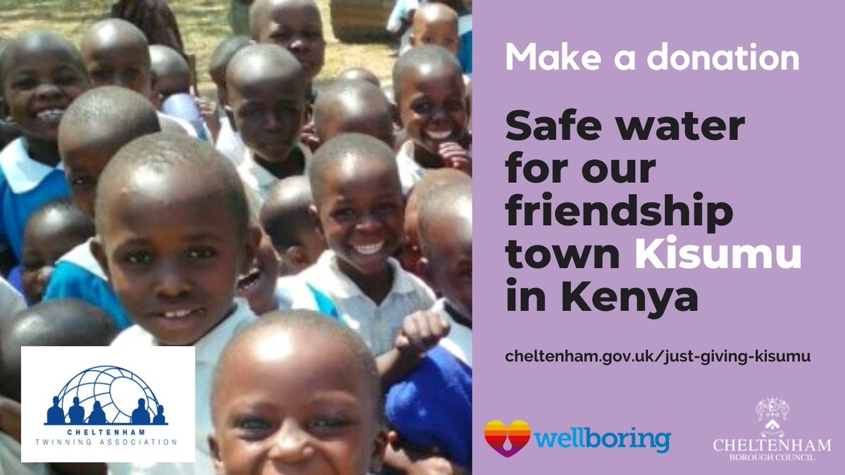 Do you want to change lives and empower children &amp; families in #Cheltenham friendship town Kisumu? 

Many children in Kisumu don't have access to clean water. Please join us to help raise funds for a new well.

Make a donation at justgiving.com/fundraising/ch…

<a href="/WellBoring/">WellBoring</a>  #WellWorthIt