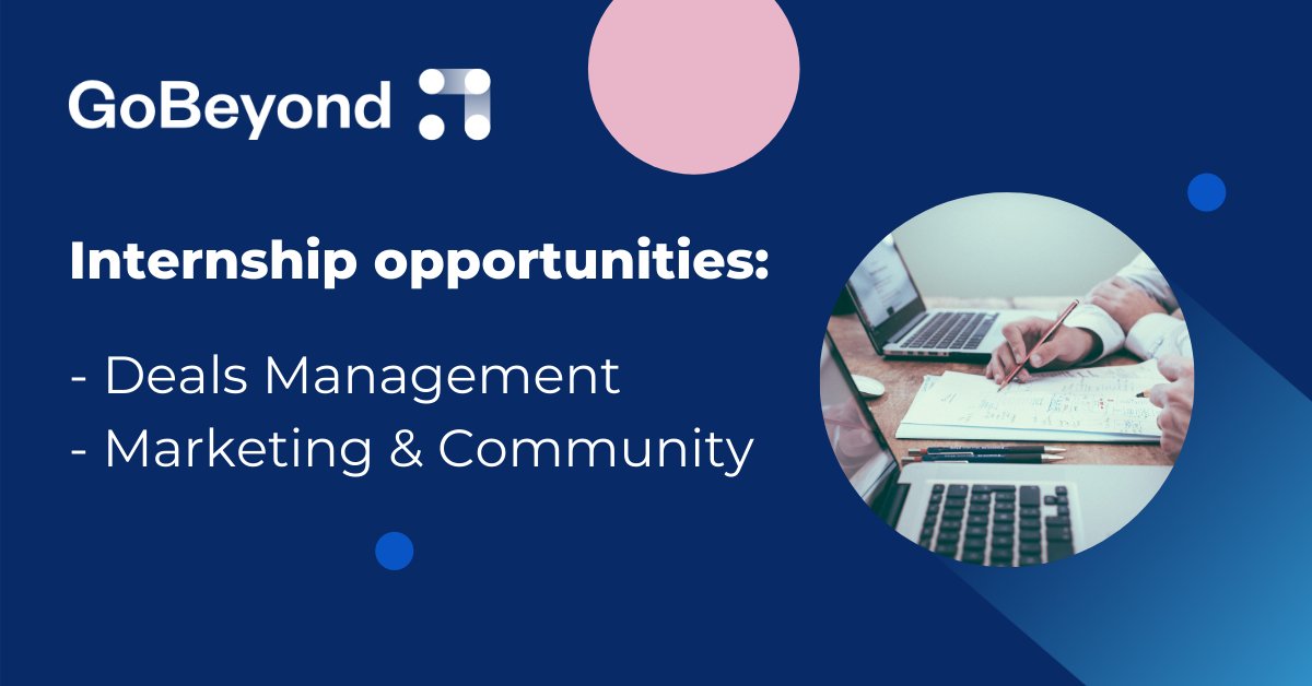 New #internship openings: We are looking for young people passionate about innovation who are interested in gaining experience in the fast-growing and fascinating world of early-stage investing.

For more details: gobeyondinvesting.com/open-internshi…

#internships #startup
