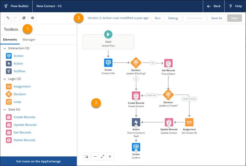 asksalesforce's tweet photo. Working on Flows? Start a loop path for iterating over items in a collection variable. Learn more: https://t.co/HiDW4gSX4P https://t.co/XnnZTDLuGq