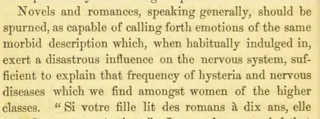 Ela_Dara_'s tweet photo. Reading as Cause and Cure of Female Insanity in the Asylum. Women’s bodies were considered put at risk by the power of books. Offering therapeutic potential, many asylums developed libraries and encouraged reading. @lauragrayblair  #TMATI2021 @TMATIConf2021 https://t.co/cBoDCMinBX