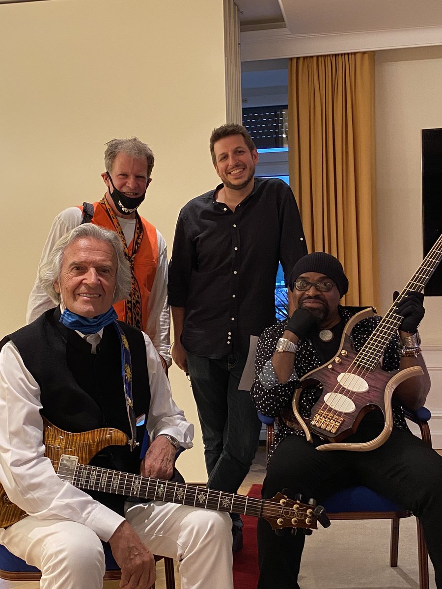 John Mclaughlin (@jmcl_gtr) on Twitter photo Great to be back on stage !!! What a joy to play live !!! Thank you @festivaldajazz <a href="/badruttspalace/">Badrutt's Palace</a> <a href="/GHusband/">Gary Husband</a> <a href="/EtienneMBAPPE/">Etienne MBAPPÉ</a> <a href="/NicolasVICCARO/">Nicolas VICCARO</a> <a href="/stmoritz_ch/">St. Moritz</a> Great to be back on stage !!! What a joy to play live !!! Thank you @festivaldajazz <a href="/badruttspalace/">Badrutt's Palace</a> <a href="/GHusband/">Gary Husband</a> <a href="/EtienneMBAPPE/">Etienne MBAPPÉ</a> <a href="/NicolasVICCARO/">Nicolas VICCARO</a> <a href="/stmoritz_ch/">St. Moritz</a>