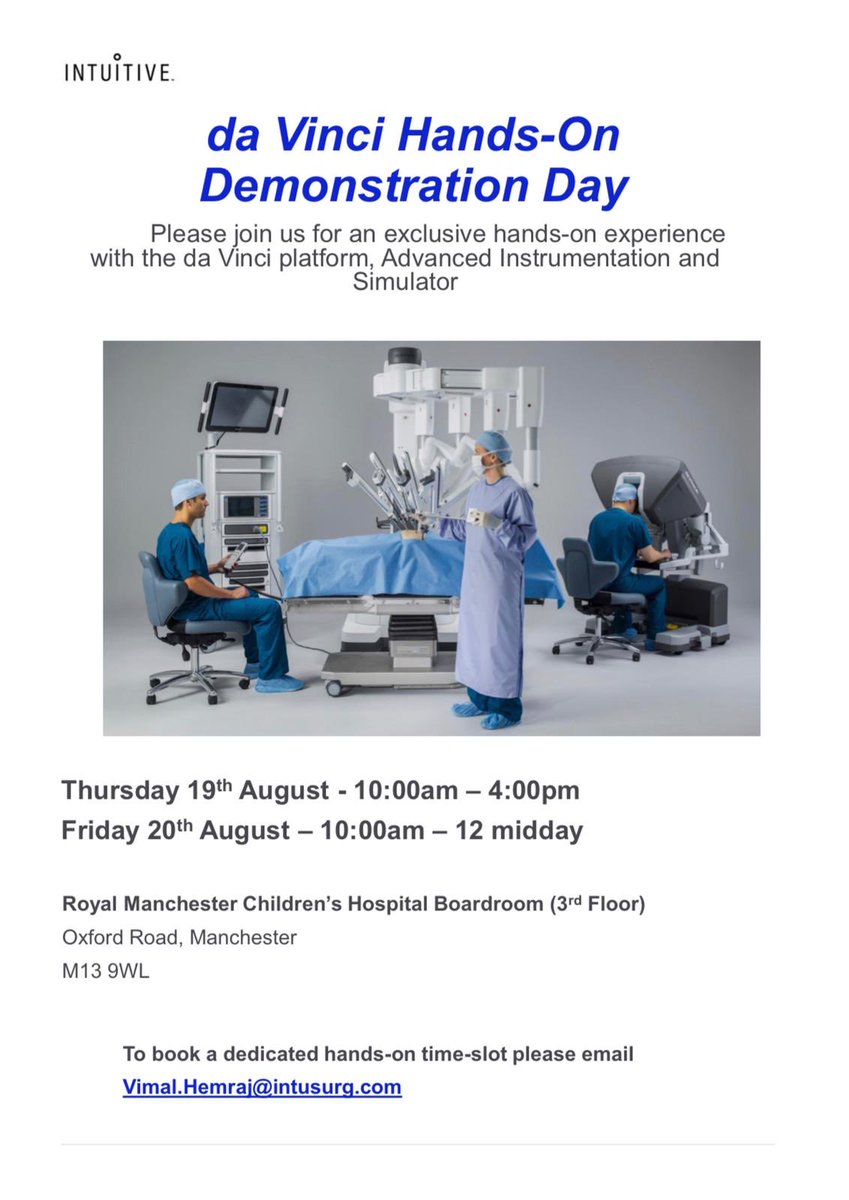 Amar Mohee (@moheeamar) on Twitter photo The #davinci #surgicalrobot on the Oxford Road side ā¦<a href="/MFTnhs/">MFT NHS</a>ā© ā¦<a href="/MFT_MRI/">Manchester Royal Infirmary</a>ā© ā¦<a href="/RMCHosp/">RMCHosp</a>ā© ā¦<a href="/MFTurology/">MFT Urology</a>ā© ā¦<a href="/TeamGIMS_MRI/">Team GIMS</a>ā© ā¦<a href="/HpbUnit/">HPB.Unit@mft</a>ā© The #davinci #surgicalrobot on the Oxford Road side ā¦<a href="/MFTnhs/">MFT NHS</a>ā© ā¦<a href="/MFT_MRI/">Manchester Royal Infirmary</a>ā© ā¦<a href="/RMCHosp/">RMCHosp</a>ā© ā¦<a href="/MFTurology/">MFT Urology</a>ā© ā¦<a href="/TeamGIMS_MRI/">Team GIMS</a>ā© ā¦<a href="/HpbUnit/">HPB.Unit@mft</a>ā©