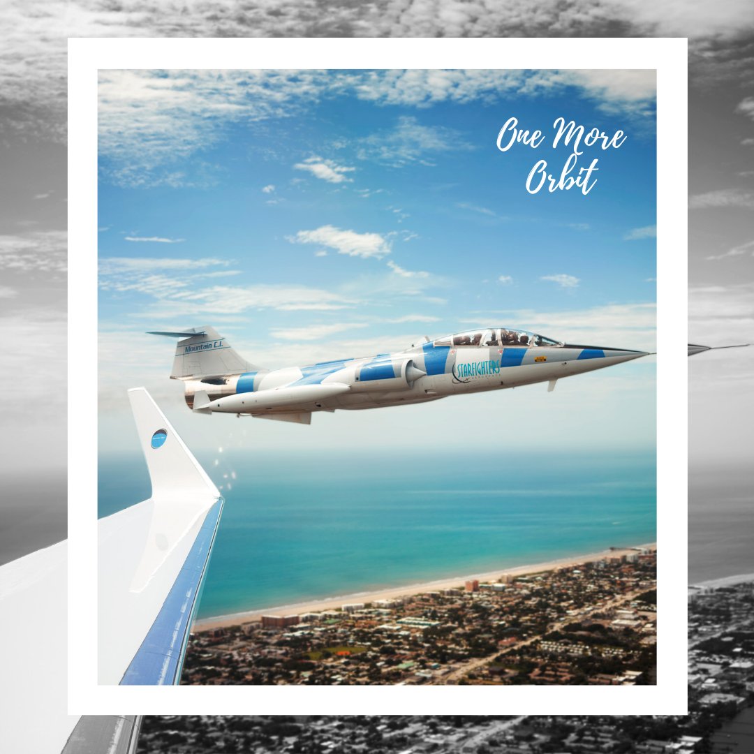 The F-104 Starfighter was one of the few planes fast enough to keep up with the Gulfstream G650ER and escorted it to the Kennedy Space Center to landing at the end of the record flight.

#Starfighter #rountheworldrecords #circumnavigation #OneMoreOrbit #OMO