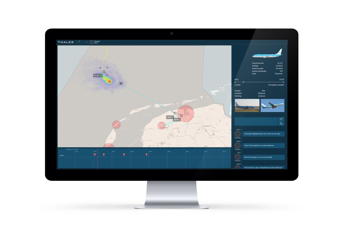 Kon_Luchtmacht's tweet photo. Vandaag geeft @thalesnederland samen met de Luchtgevechtsleiding een demonstratie van de Air Power Information Hub @aocsnm ! Samen kijken we hoe je realtime radarbeeld veilig en snel kunt delen met nationale partners. In de toekomst hopelijk in te zetten voor nationale operaties! https://t.co/HWKE2xlF4d