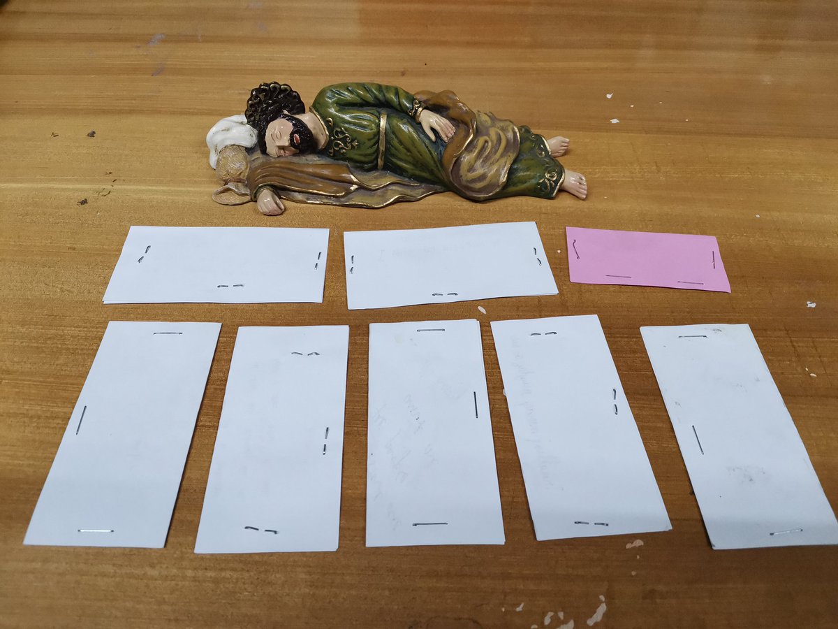 racsamonte's tweet photo. Managed to keep my BEC group's wishes and aspirations under the image of Sleeping St. Joseph for more than two years. Hope they came true or hope God led them to a better one. #BECFacilitator https://t.co/LqEeL1TFLd