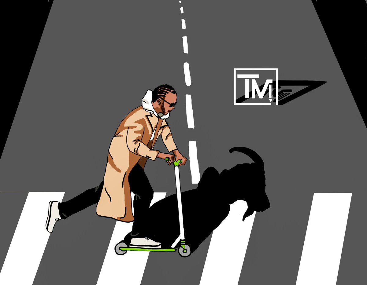 roroillustrator's tweet photo. Day 6/7
Looks like @alfaromeoracing and I had a similar art idea of the iconic beatles picture for the british gp.

Thank you for all the support ❤️ this is the second last one of the @LewisHamilton series. Hope you guys like this one ❤️
#BritishGP #TeamLH https://t.co/p6S7DHHRUG