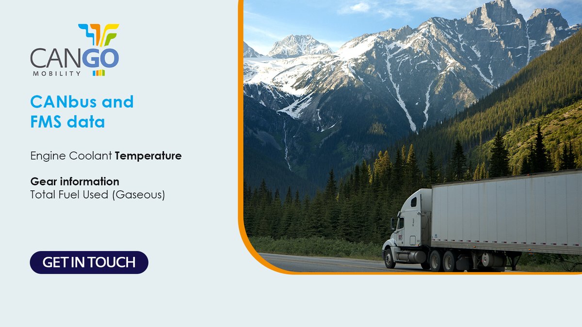 CANGOmobility's tweet image. 🗺 CANbus and FMS data |
Start your journey in fleet management by exploring all the data you have!

Learn more:

#CANdata #Fleetmanagement #datamanagementhttps://cangomobility.com/canbus-and-fms-data/