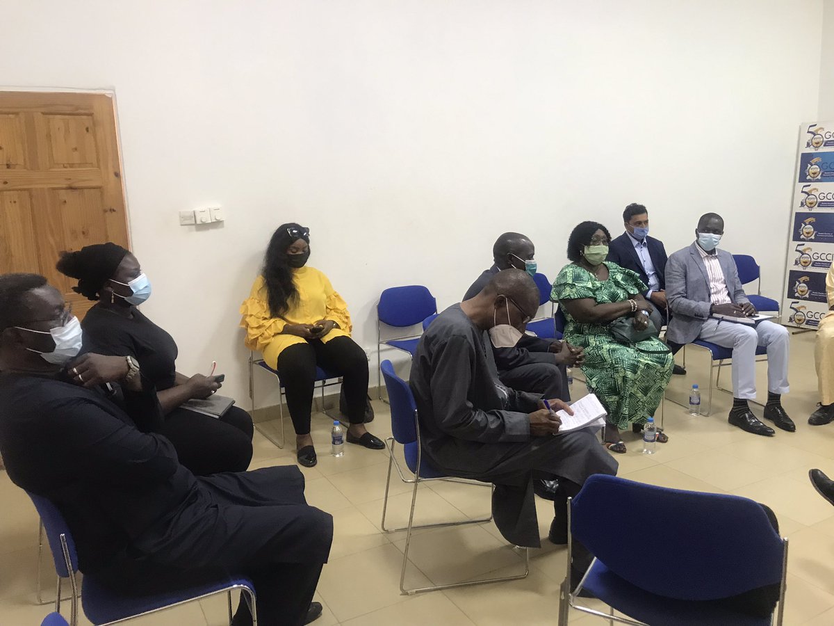 A delegation from Sierra Leone 🇸🇱 visits #kerrjula to discuss trade and export promotion between The Gambia 🇬🇲 and Sierraleone 
The trade and export relationship will boost growth 📈in trading and exportation between the two countries.
