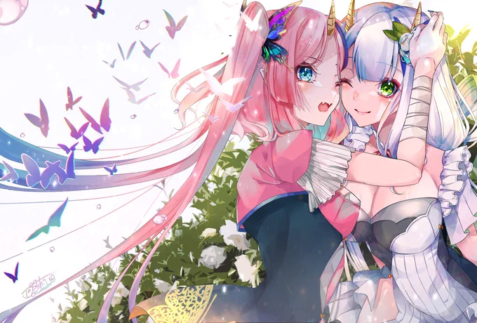 #一次創作絵師拡散フェス01 うちの子(3姉妹)他、とにかく女の子が大好きです。お絵かき仲間さん欲しいなぁ(*'▽`*) 