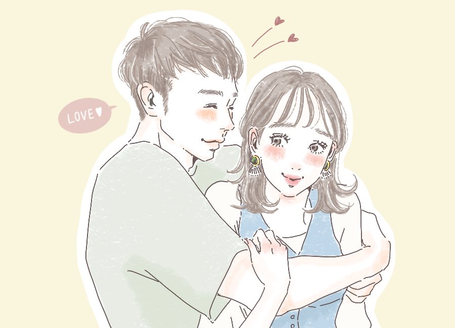 元々はこのカップルでした 気に入ったカップルイラストが出来上がると この子達を ゆう イラストレーターの漫画