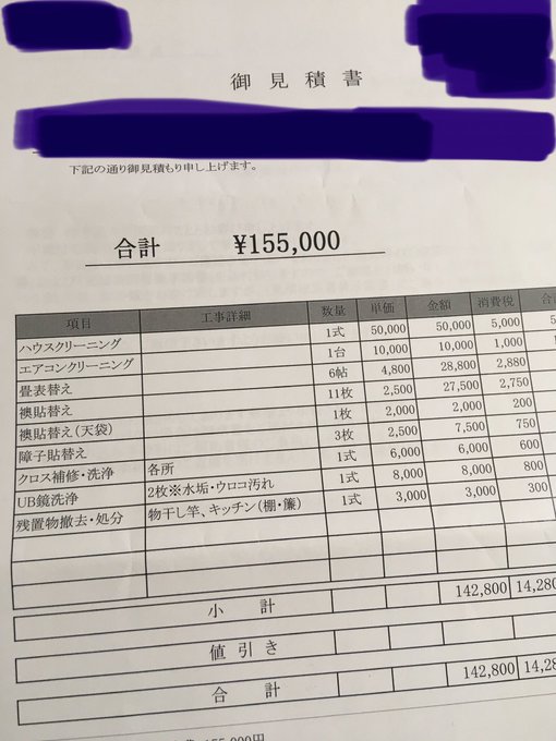 悪徳不動産屋に退去費用を15万円も請求された人 国交省の原状回復ガイドラインを引き合いに3300円にすることに成功 退去費用戦争 終わりました まとめダネ
