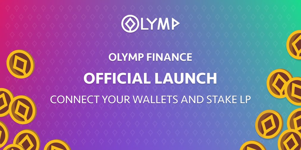 ⚡️Olymp Finance - Official launch⚡️

⭐️Connect your wallets 
⭐️Buy LP tokens right now 
⭐️Start farming

👉olympfi.com

#defiswap #cryptocurrency #olymp
#Olympswap #swap #defi #crypto #btc #bitcoin #eth #BUSD #blockchain #ethereum #bsc #dex #dapp #bnb #binance #cake