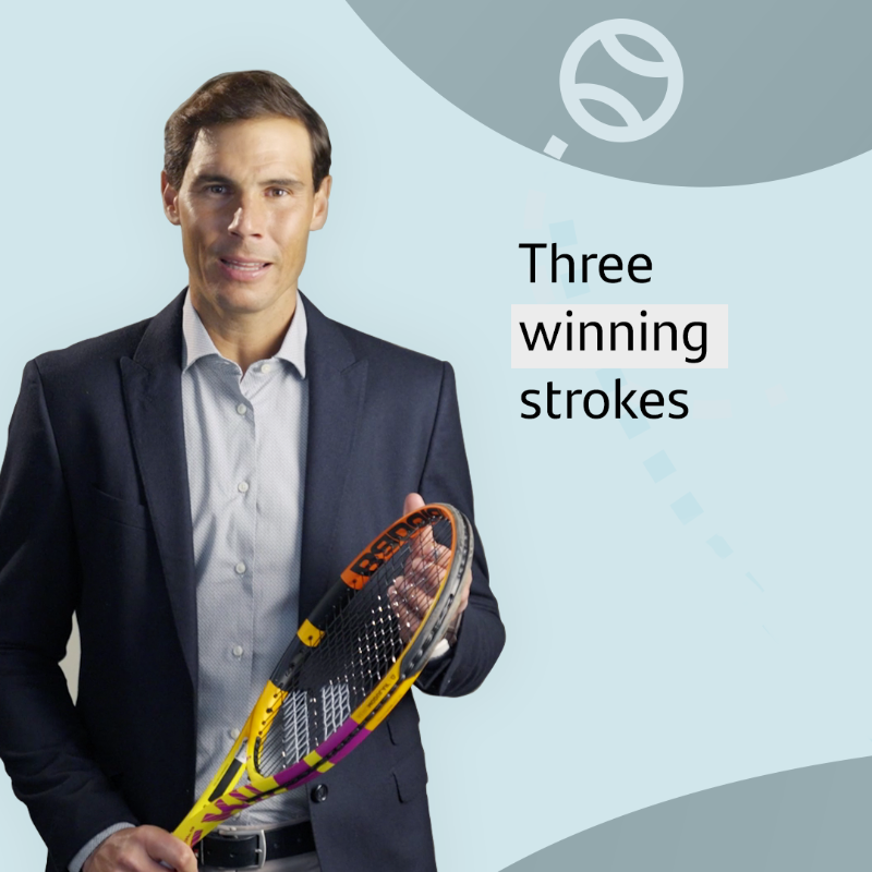bancosantander's tweet photo. Here are @RafaelNadal's winning cyber tips to stay safe online #AceYourDigitalLife