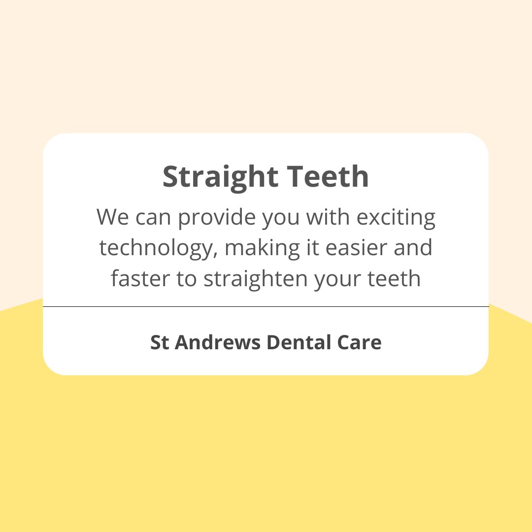 A Straighter Whiter Smile GUARANTEED

To book your FREE Straight Teeth Consultation please call us on 01383 806 799 

#Cupar #Dundee #Leuchars #guardbridge #Anstruther #Crail #Tayport #NewportonTay #standrews #scotland #straightteeth #treatment #newsmile #dentist