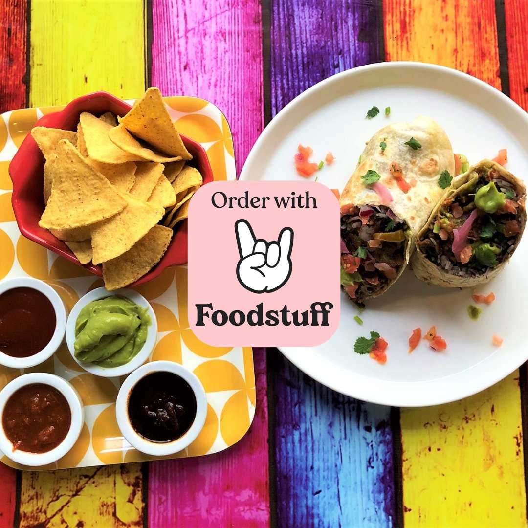 There's no such thing as a free lunch but you can get it to you for free! 

All through July @foodstuffbris is delivering our burritos to you, with free delivery at lunchtime! 

Click the link to get yours! 

wearefoodstuff.co.uk/my-burrito-cat…