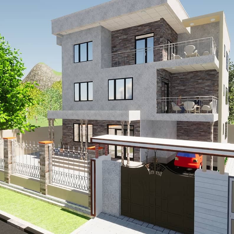 BIOCAD9's tweet photo. G+2 residential building https://t.co/dYqIBtaNVX