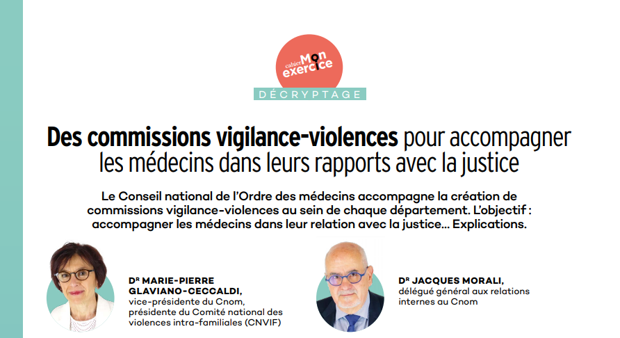 Ordre des Médecins (@ordre_medecins) on Twitter photo Le CNOM accompagne la création de commissions vigilance-violences au sein de chaque Ordre départemental. Objectif : accompagner les médecins dans leur relation avec la justice. <a href="/GlavianoMP/">Marie-Pierre Glaviano-Ceccaldi</a> @MoraliJacques
conseil-national.medecin.fr/sites/default/… #VendrediLecture Le CNOM accompagne la création de commissions vigilance-violences au sein de chaque Ordre départemental. Objectif : accompagner les médecins dans leur relation avec la justice. <a href="/GlavianoMP/">Marie-Pierre Glaviano-Ceccaldi</a> @MoraliJacques
conseil-national.medecin.fr/sites/default/… #VendrediLecture