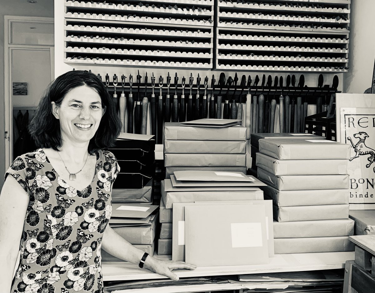 One small step to the post office, one giant leap for preventive book conservation.  Our Kickstarter book cradles and sundry are off to their new homes.
