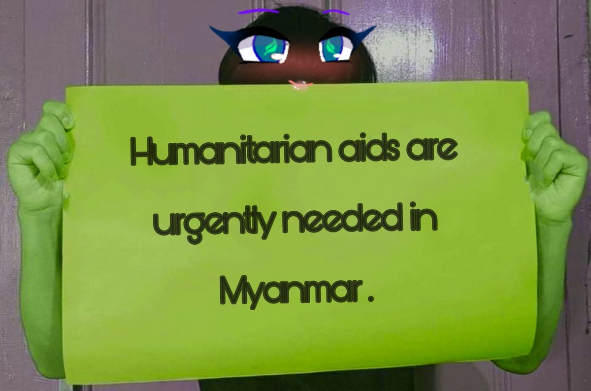 Chanapai247's tweet photo. Youths from #Sagaing are calling for humanitarian aids which are urgently needed in Myanmar. Junta SAC has been using various ways to threaten the human rights of Myanmar people since Feb 1 and now it's threatening our health-care rights .
#July16Coup 
#WhatsHappeningInMyanmar https://t.co/XveNTkchKY