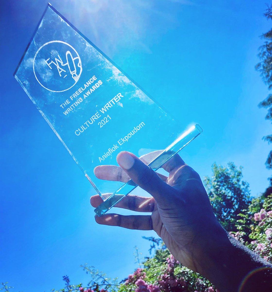 AniefiokEkp's tweet photo. My Award arrived! Thank you again @UKWritingAwards ❤️ https://t.co/HK0F2sMbqa