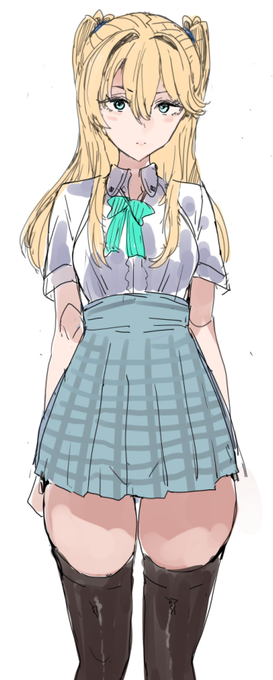 自分にしちゃ珍しいキャラ
にしても棒立ち絵しか描けん… 