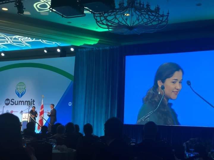TechnicalShabb3's tweet photo. #Congratulations dear Rohingya brave lady @waiwainu ဝေဝေနု  for receiving the IRF Champion Award for a youth leader at  IRF Summit 2021. We #Rohingya from BD camp are very happy today and proud of you. https://t.co/t938tdfZZv