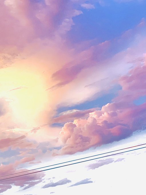 幻想的な空のtwitterイラスト検索結果 古い順