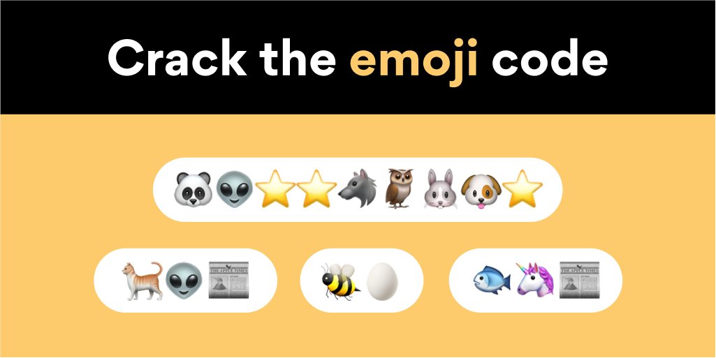NordPass's tweet image. Think you know your Emojis? Let’s celebrate #WorldEmojiDay, with a puzzle 🧩 Try and crack the #Emojicode!
Hint: the answer lies in the beginning of... 🤭